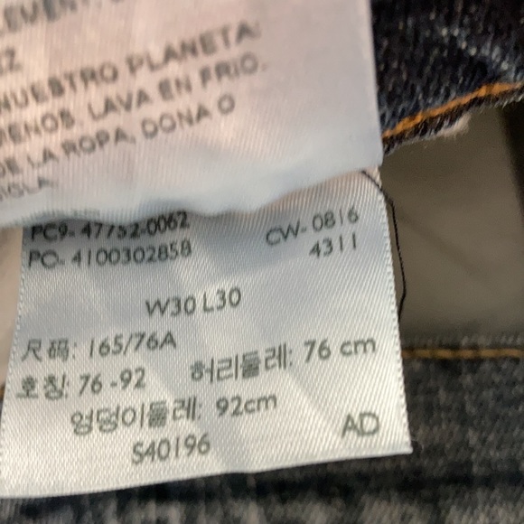 Levi’s Denizen 232 Slim Straight Fit Size 30x30 - Picture 4 of 5